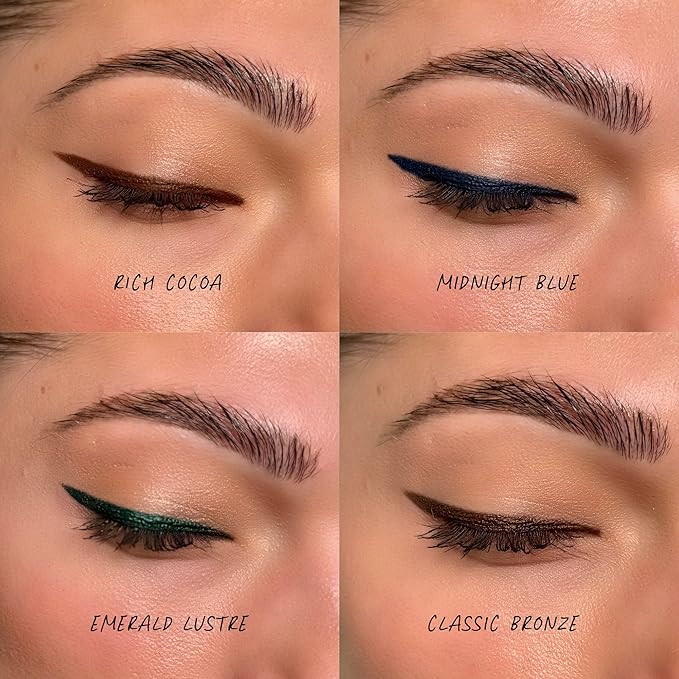 Wunderbrow Super Stay Eyeliner Pencil, Waterproof and Smudge-Proof, Shade: Emerald Lustre