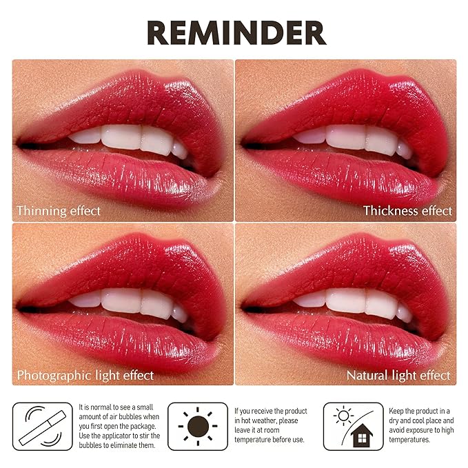 Dark Brown Lipstick for Women Hydrate Lip Gloss Lipsticks Moisture Lip Gloss Sheer Coverage Long Lasting Lipstick for Dry Lips (DM107 DarkMaduro)